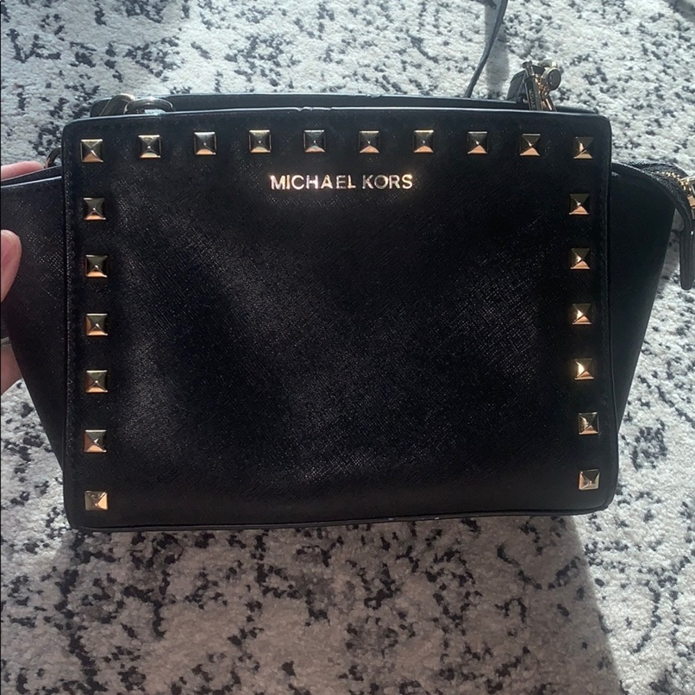 Authentic black Michael Kors purse